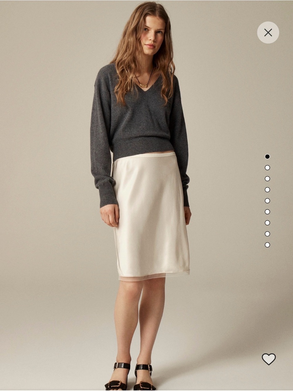 NWT J. Crew Cream Gwyneth Pencil Skirt